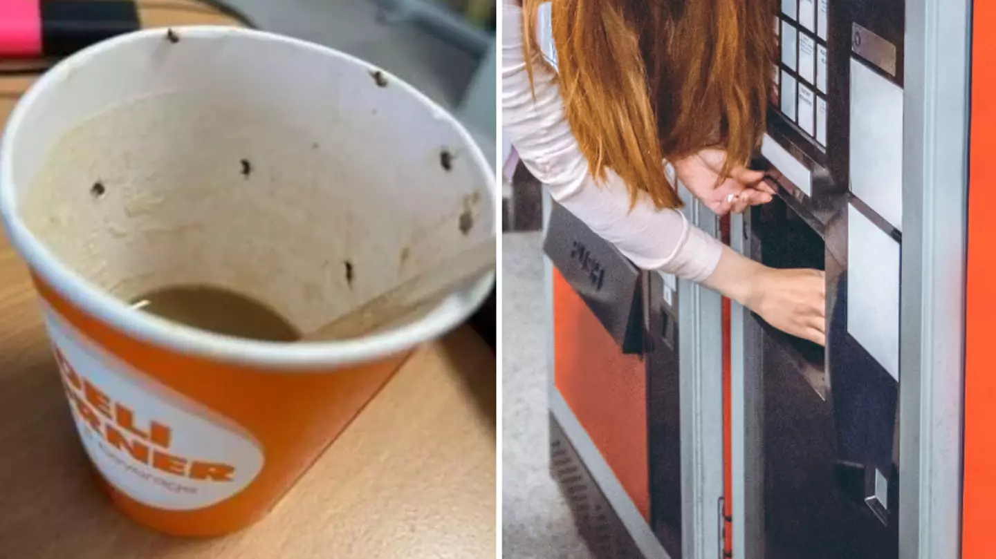 Woman left fighting for her life after drinking airport vending machine coffee riddled with insects