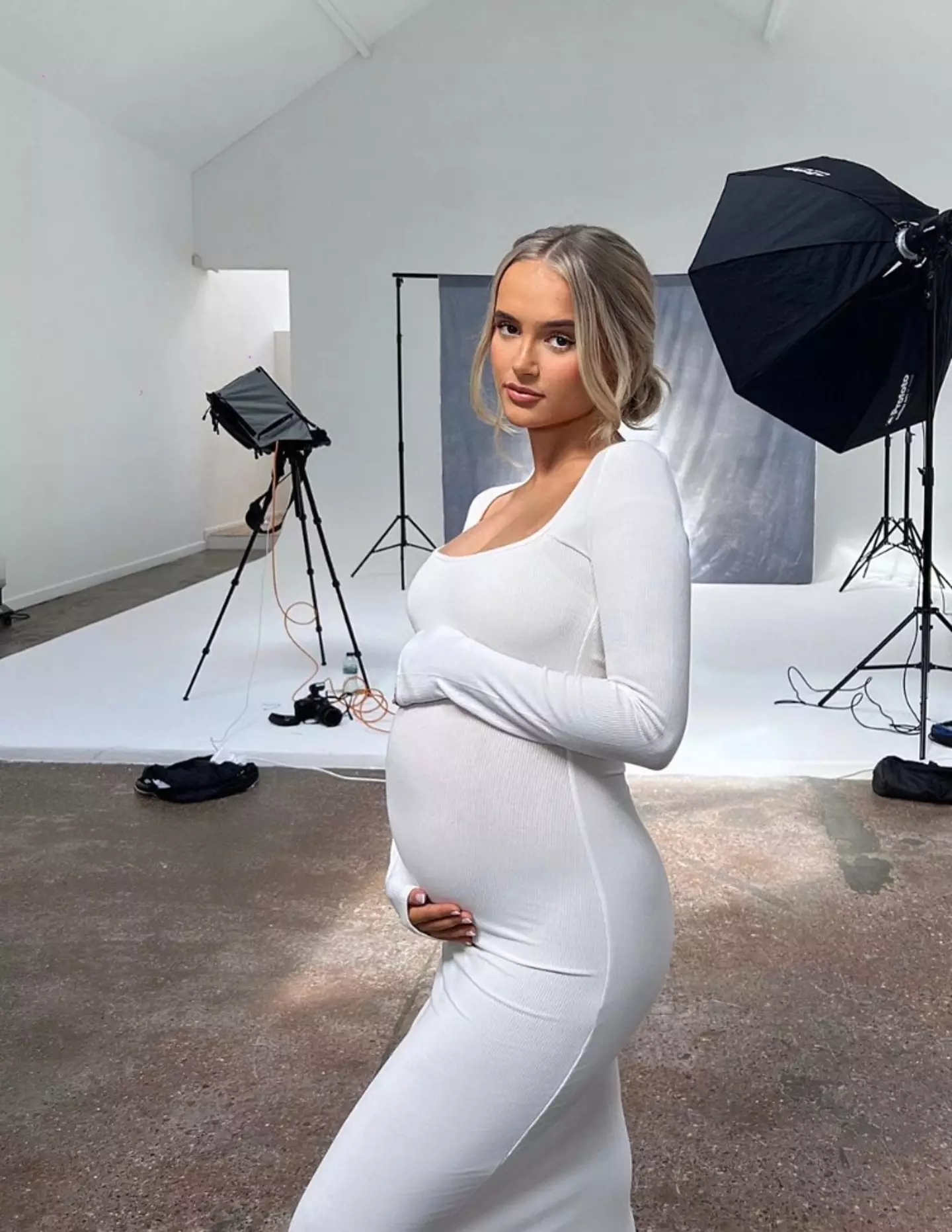 Molly has opened up on her baby name.