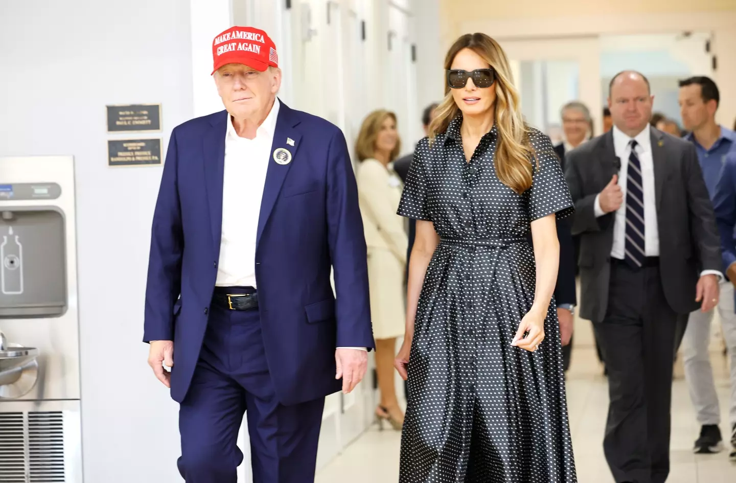 Melanie claimed the attempts on her husband's life came as 'no surprise' (Chip Somodevilla/Getty Images)