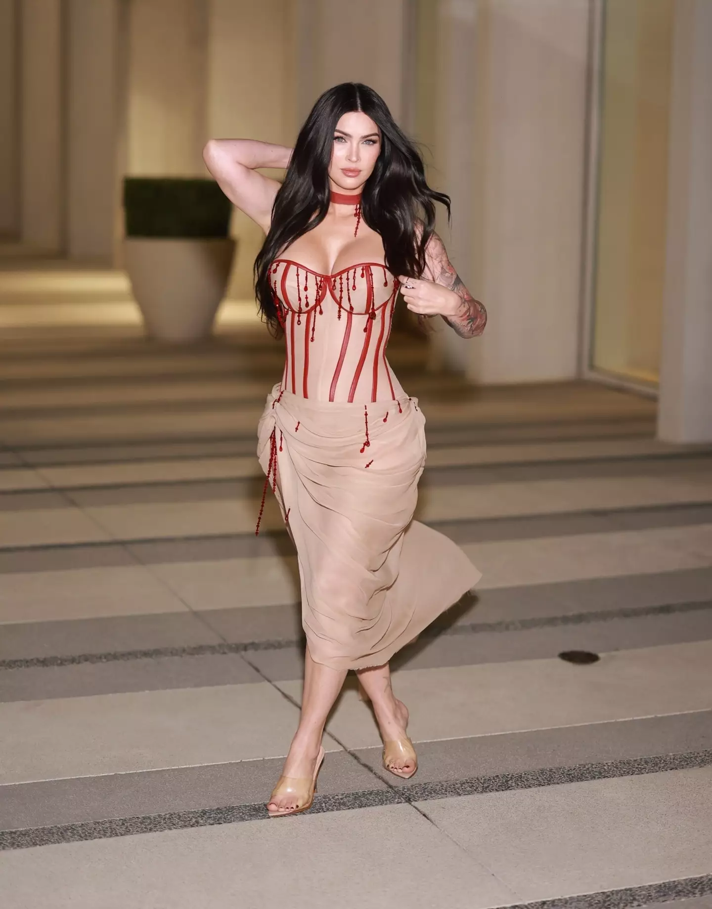 The star's latest appearance sparked debate online (Diggzy / BACKGRID)