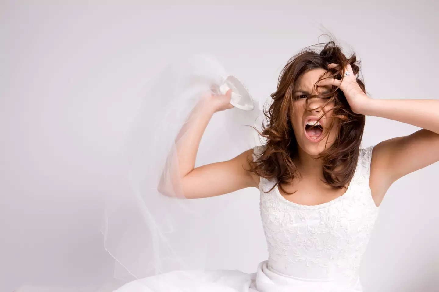 A member of the bridal party exposed the bride's antics on Reddit (stock image).