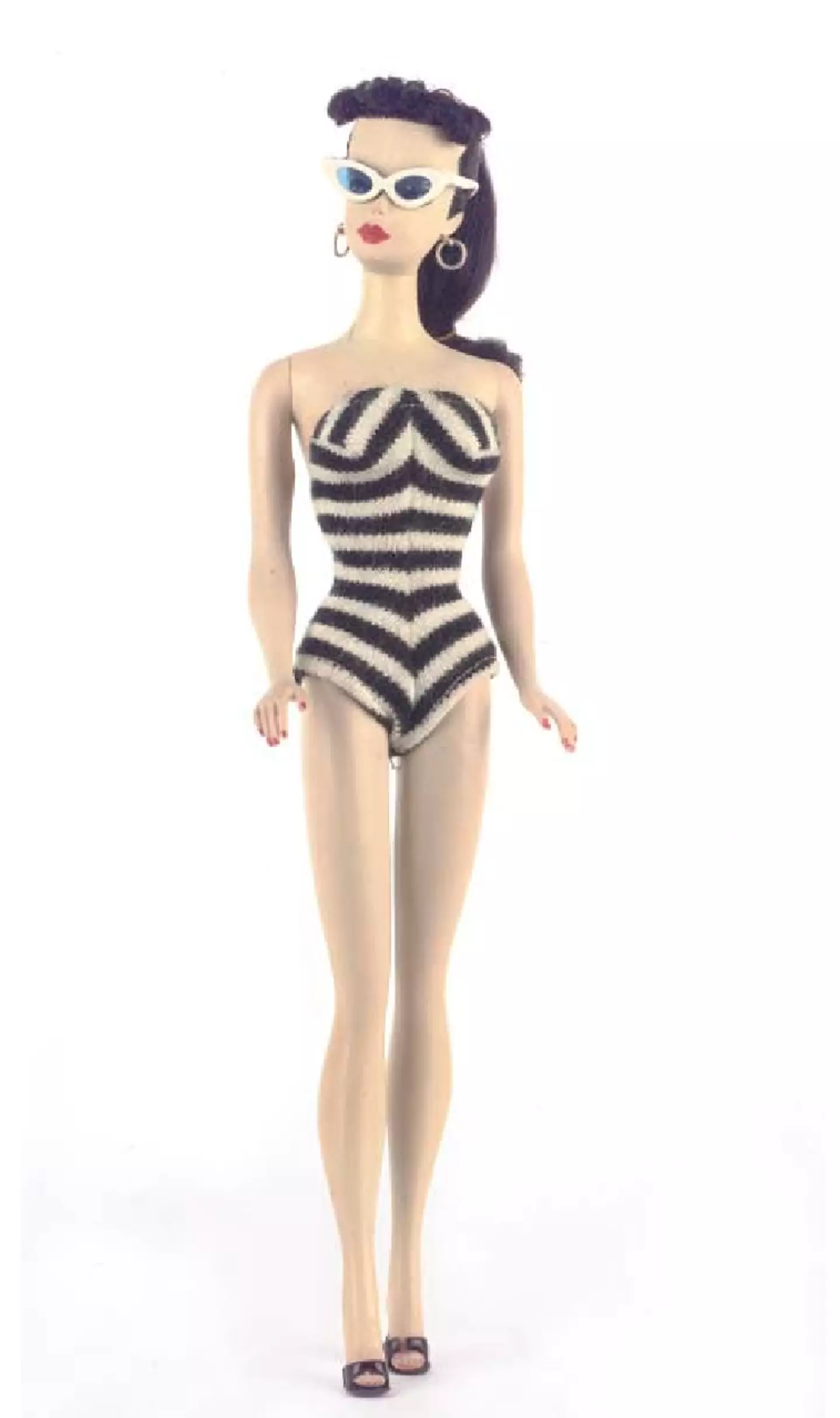 A Number One Barbie which sold at Christie's for £2,880 in 2006.