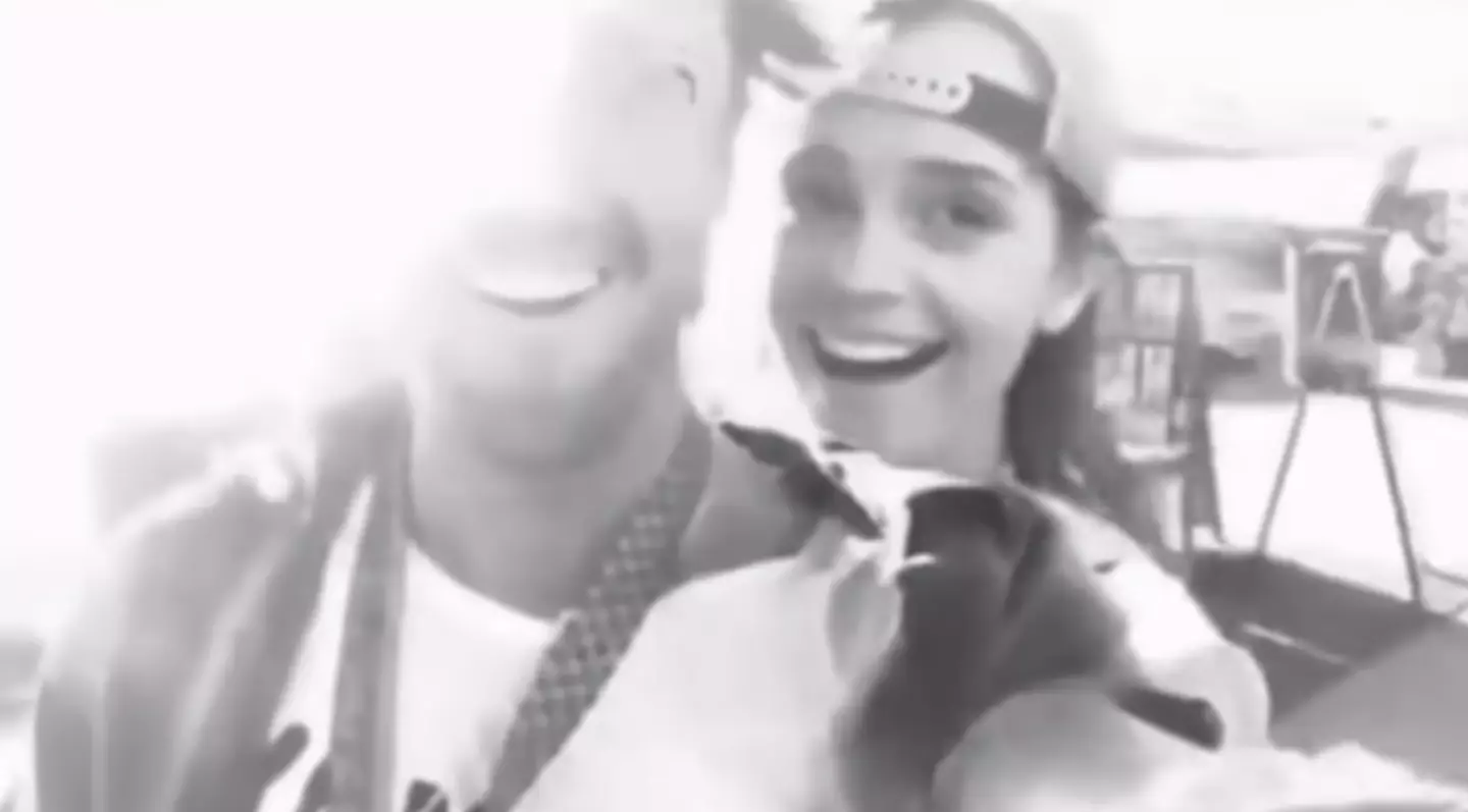 The unearthed clip was shared on YouTube (