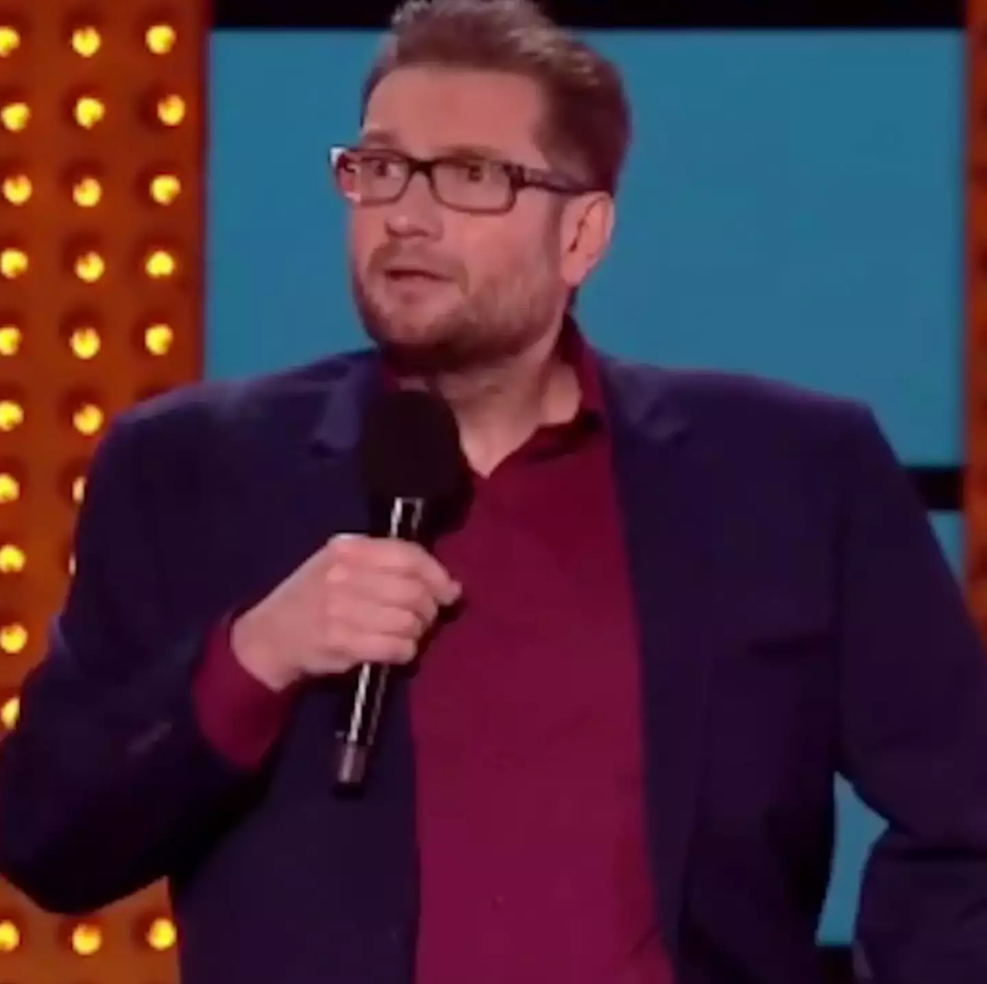 Gary Delaney said the joke had been 'stolen' from him (BBC)