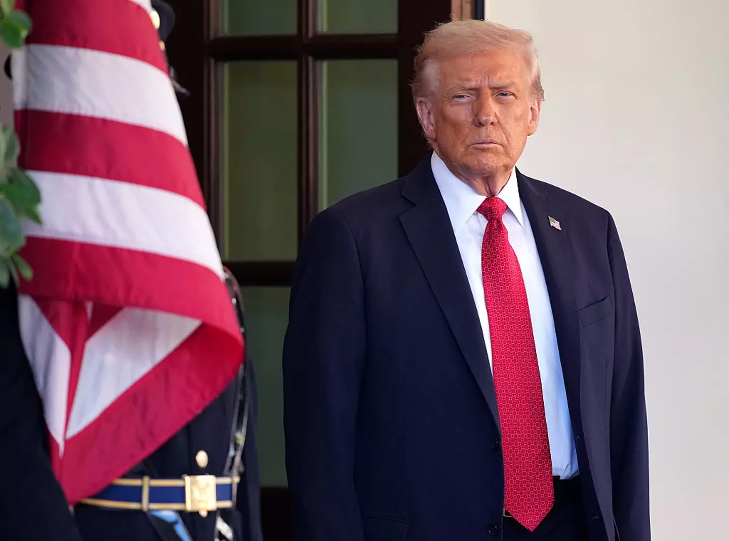 Donald Trump took to Truth Social on Monday to announce that the construction work had begun (Kevin Dietsch/Getty Images)