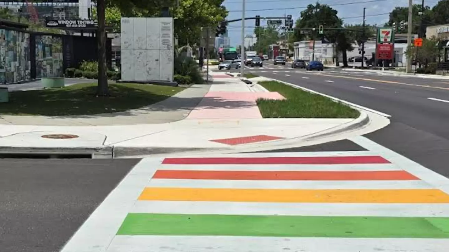Florida officials condemn removal of rainbow crosswalk honouring Pulse nightclub victims