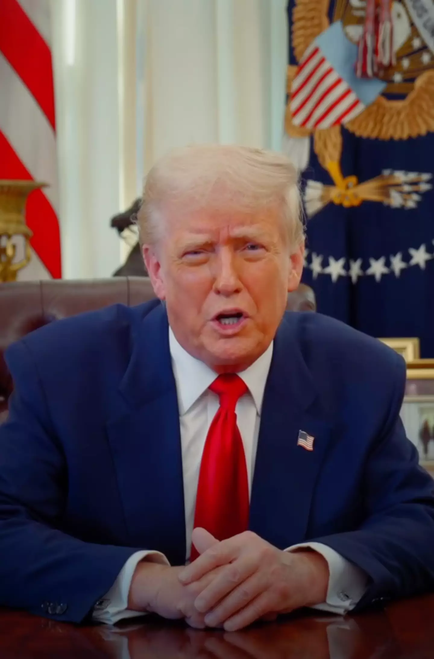 The 78-year-old Republican 'encouraged' people to use the app and get deported the 'easy way' (Instagram/@whitehouse)