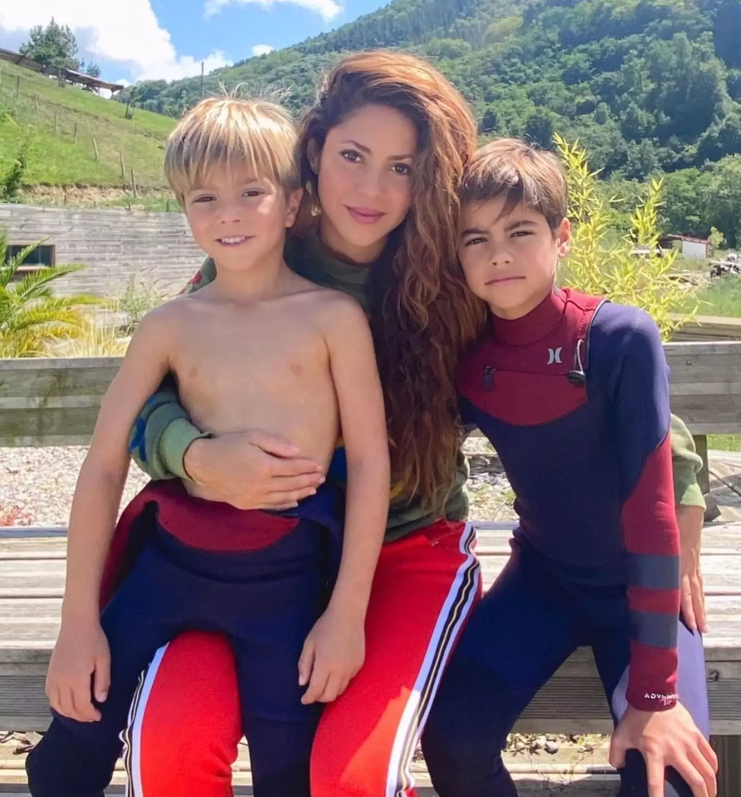 Shakira urged the press to give her sons some privacy.