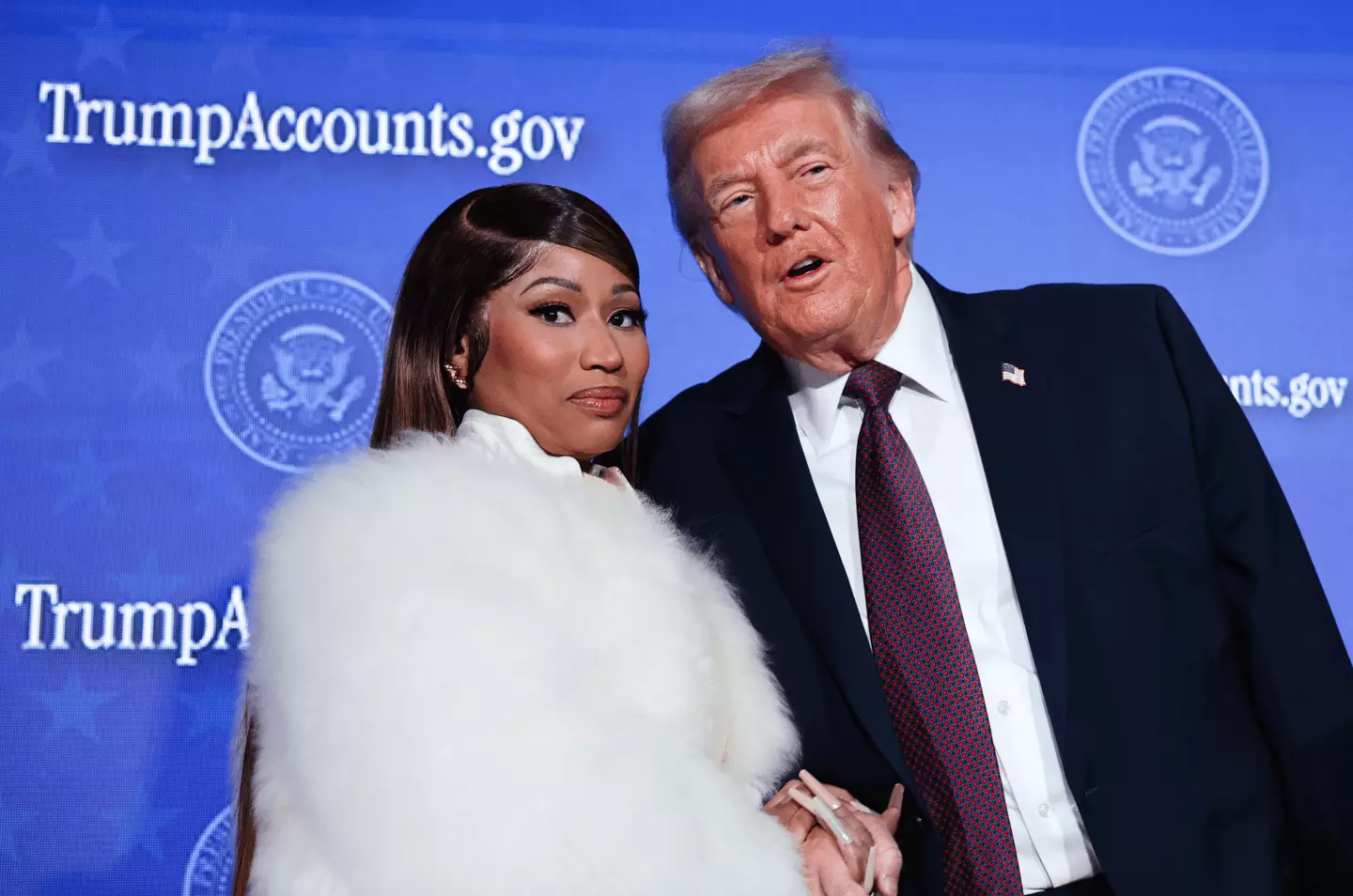 Nicki Minaj has just received a Trump Gold Card (Win McNamee/Getty Images)