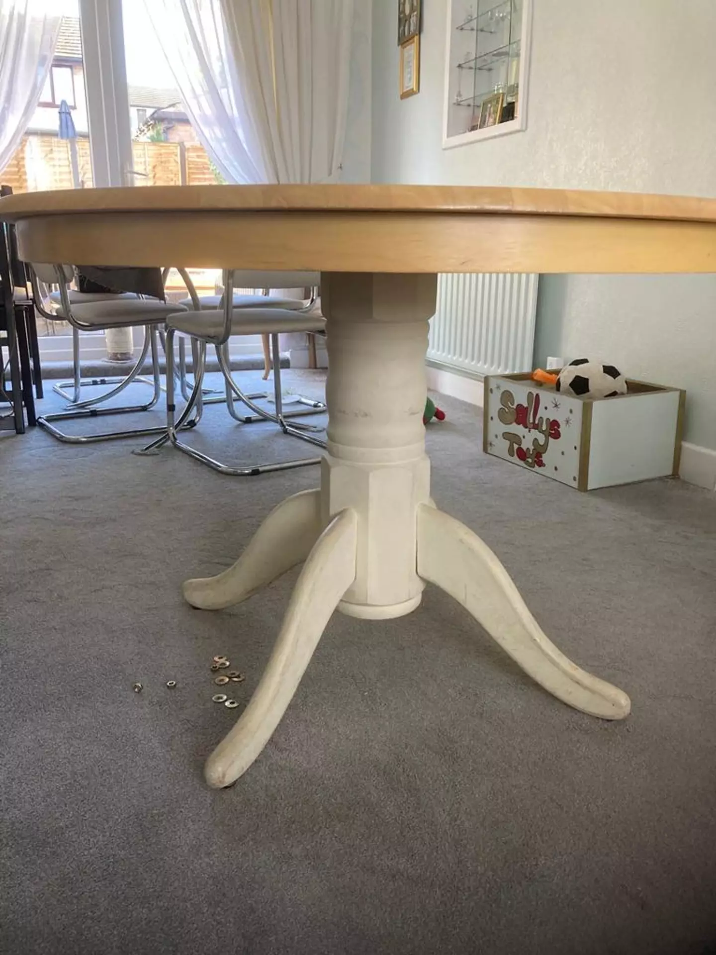 Table before the transformation.