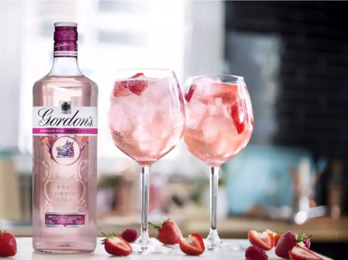 Gordon's launched their premium pink gin in 2017 (