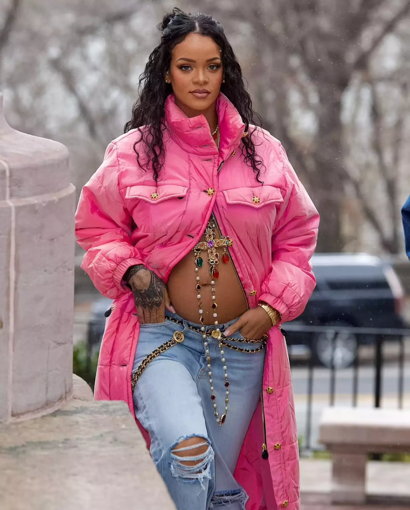 Rihanna unveiled she was pregnant (