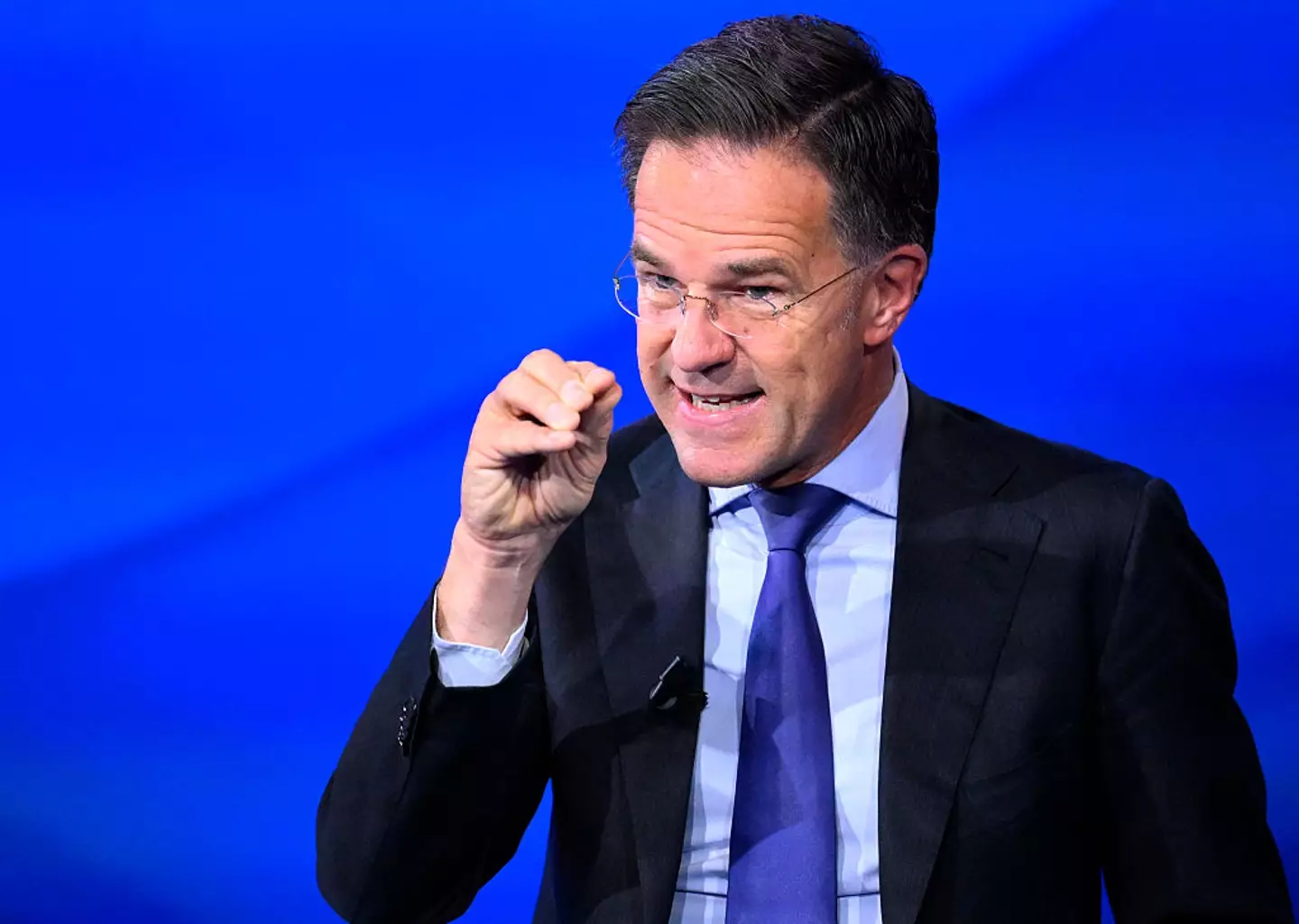 NATO Chief Mark Rutte has issued praise for Donald Trump once again (JOHN THYS/AFP via Getty Images)
