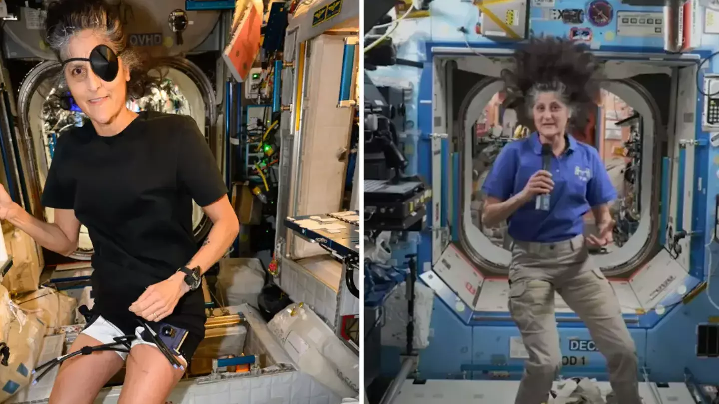 Stranded astronaut forced to address concern over major appearance change while stuck in space