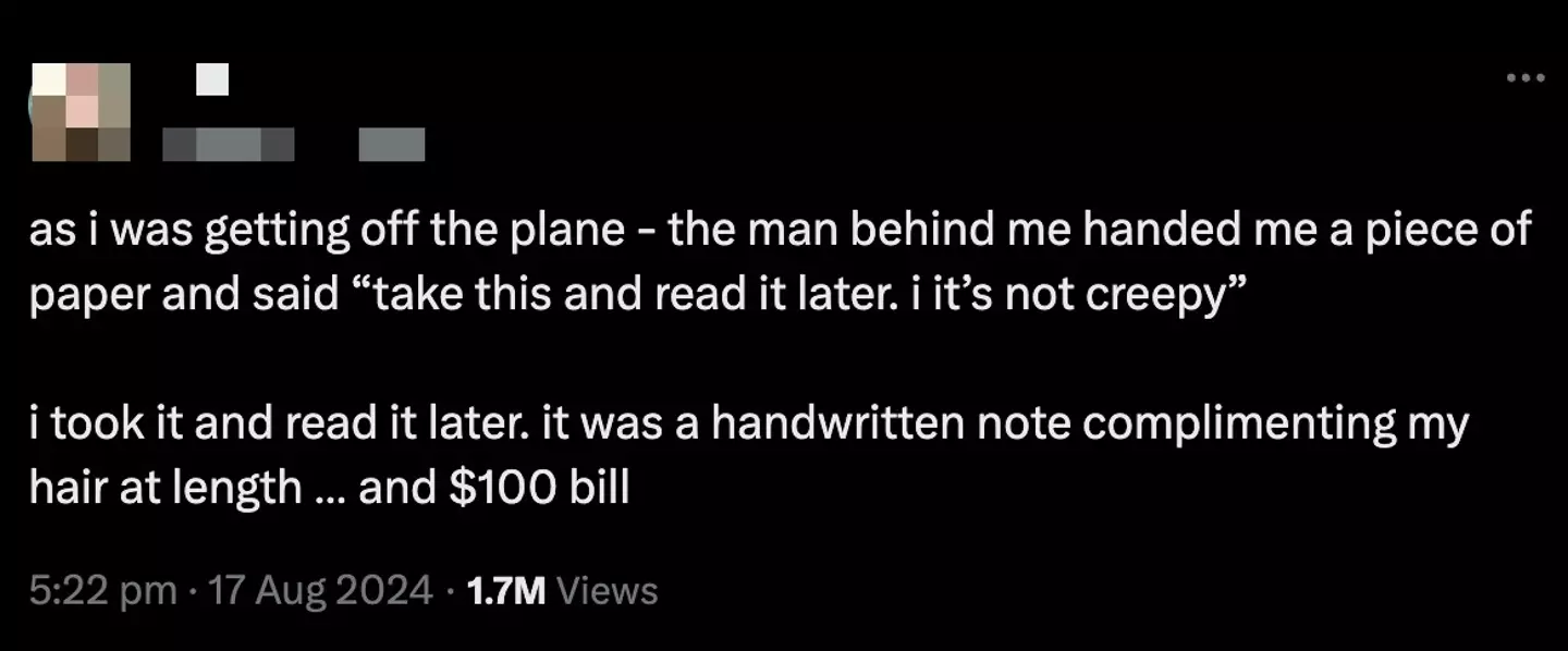 People thought it was creepy (X)