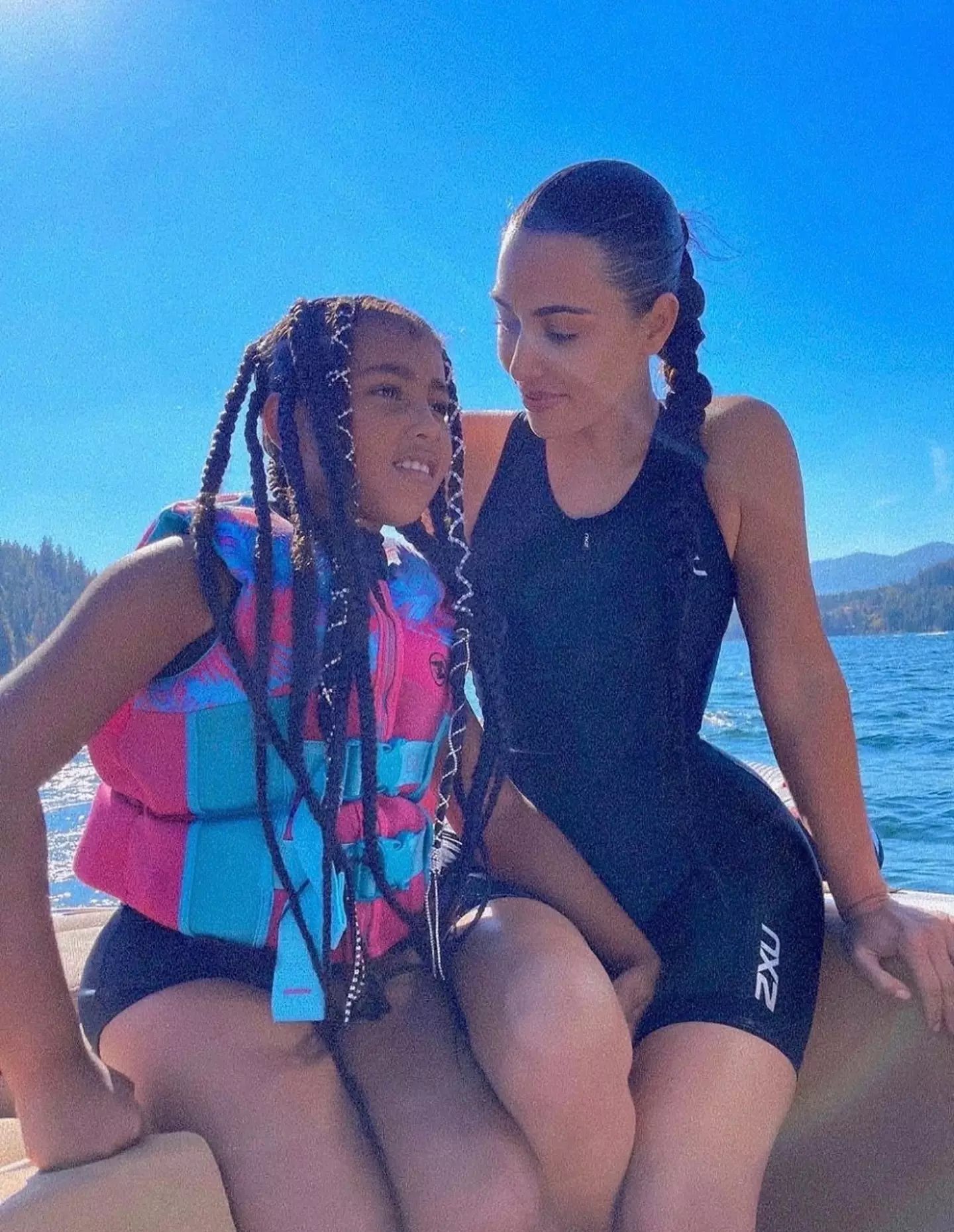 North West was called ‘pretty’ by an onlooker at Kourtney Kardashian and Travis Barker's wedding (Instagram Kim Kardashian).