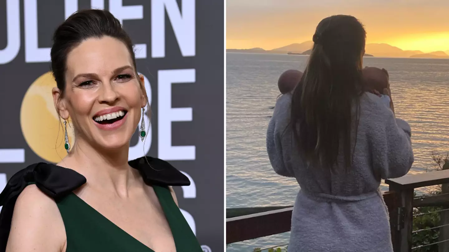 Hilary Swank, 48, announces she's given birth to twins