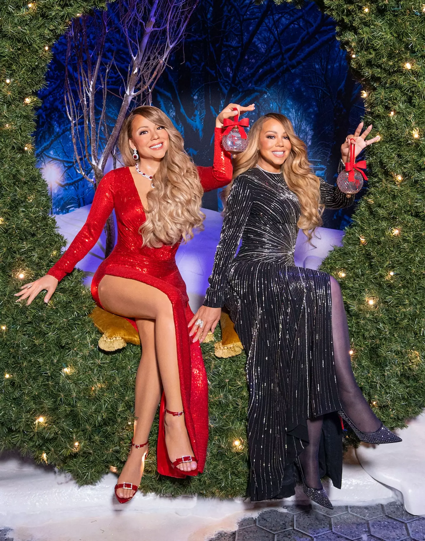The singer has left fans baffled with her super realistic wax figure at Madame Tussauds (MEGA)