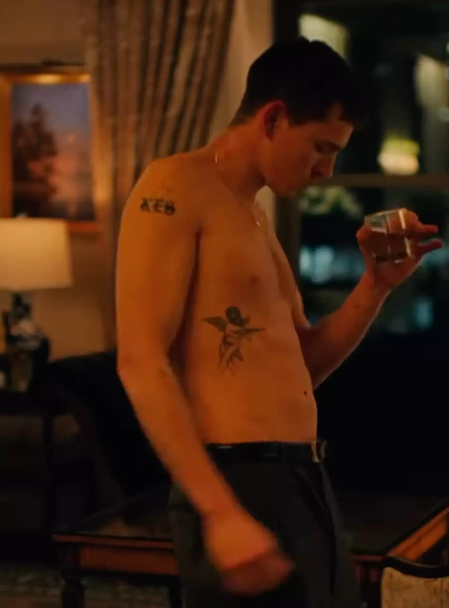 Dickinson plays Samuel, one of Romy's interns (A24)