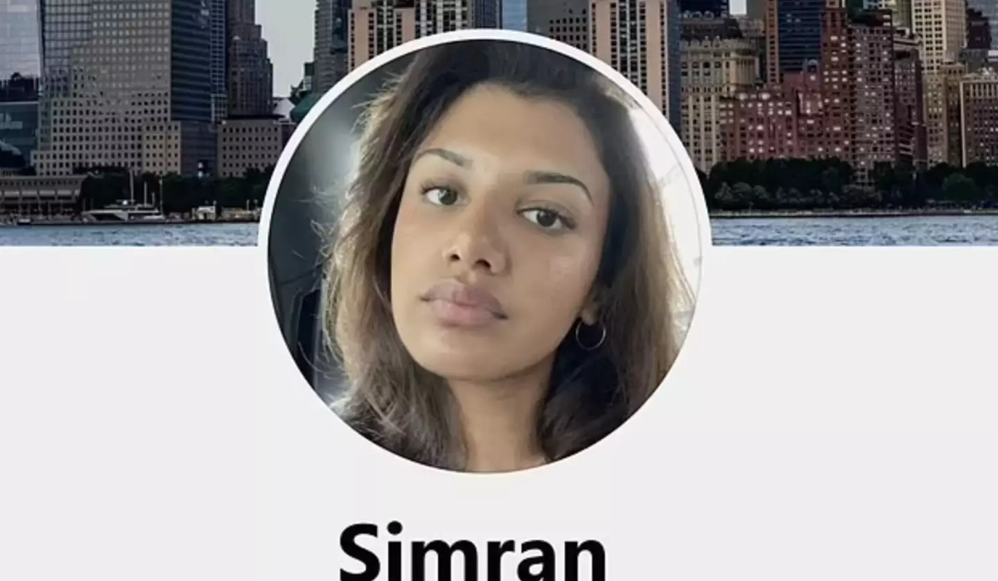 Bhamini Joseph, who goes by Bambi online, played Simran in the doc (Netflix)