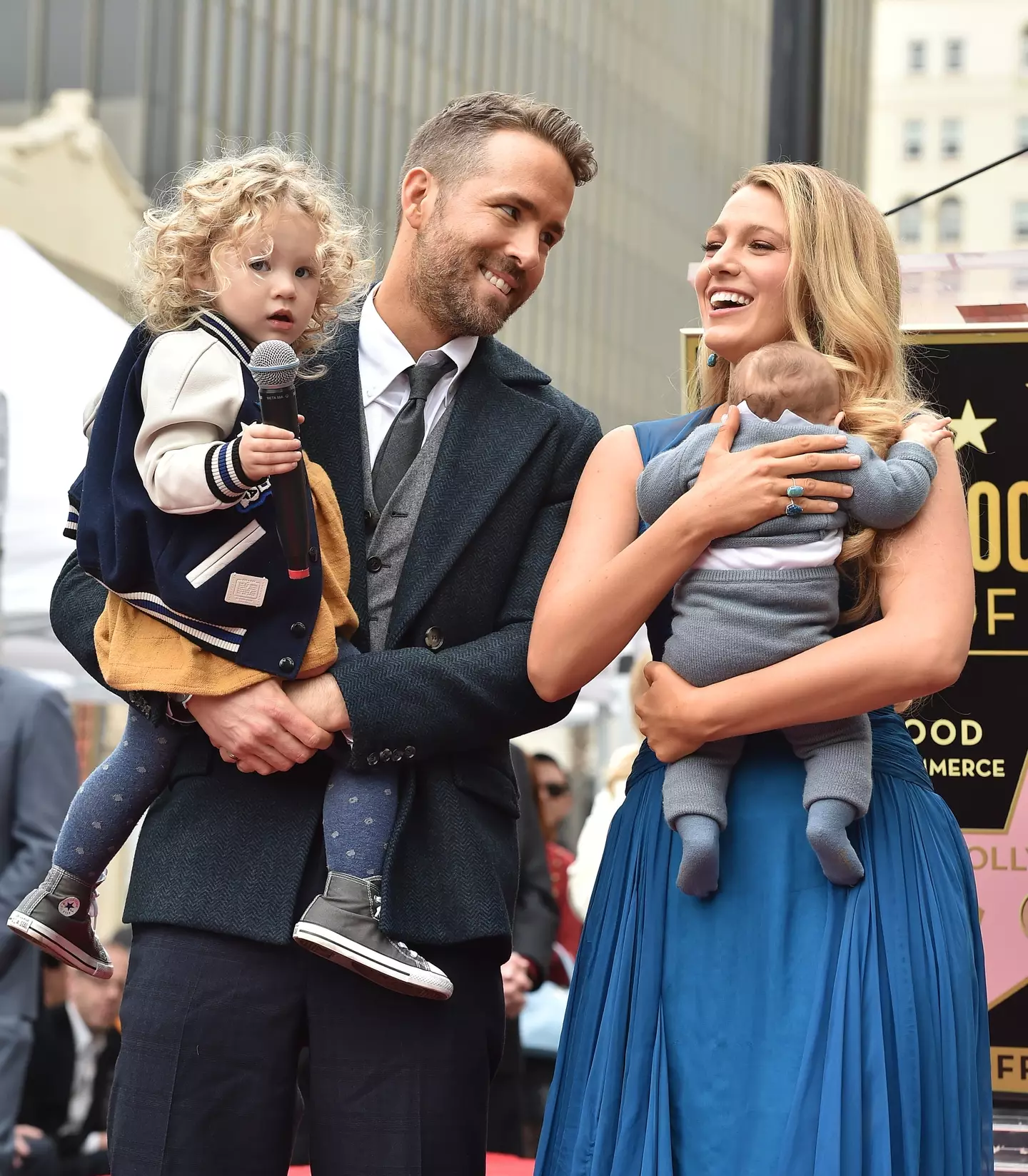 The actor duo with daughters James and Inez back in 2016.