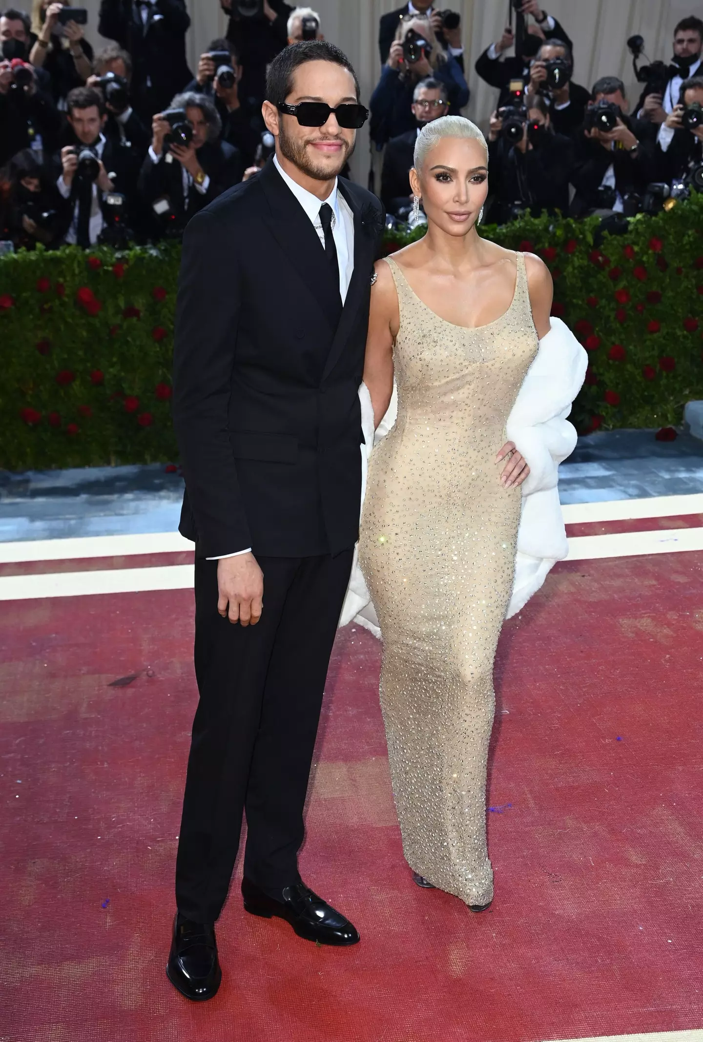 Kim Kardashian attended the Met Gala with Pete Davidson. (