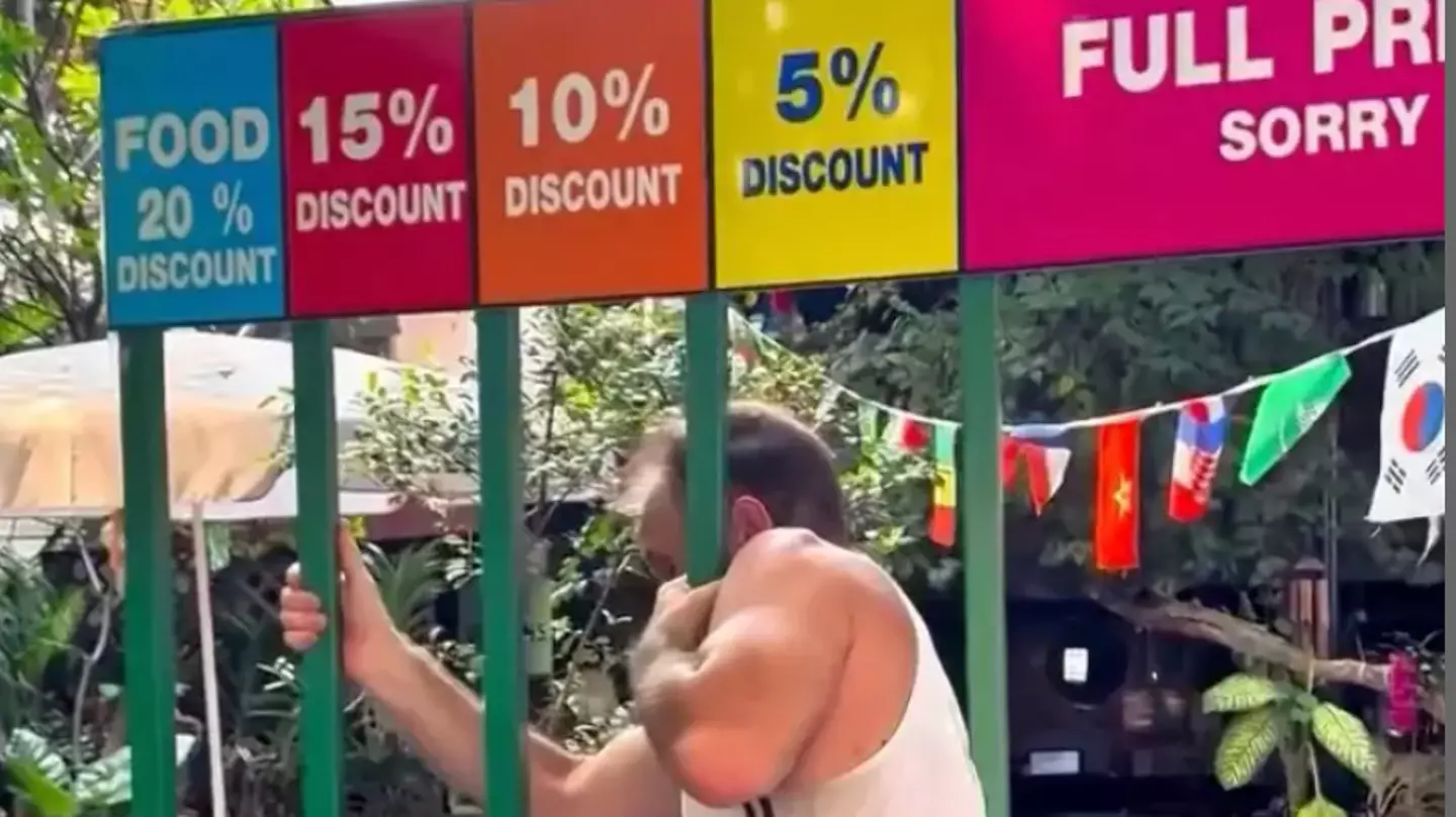 Controversial restaurant sparks backlash after giving people ‘skinny’ test to see how much discount they should get
