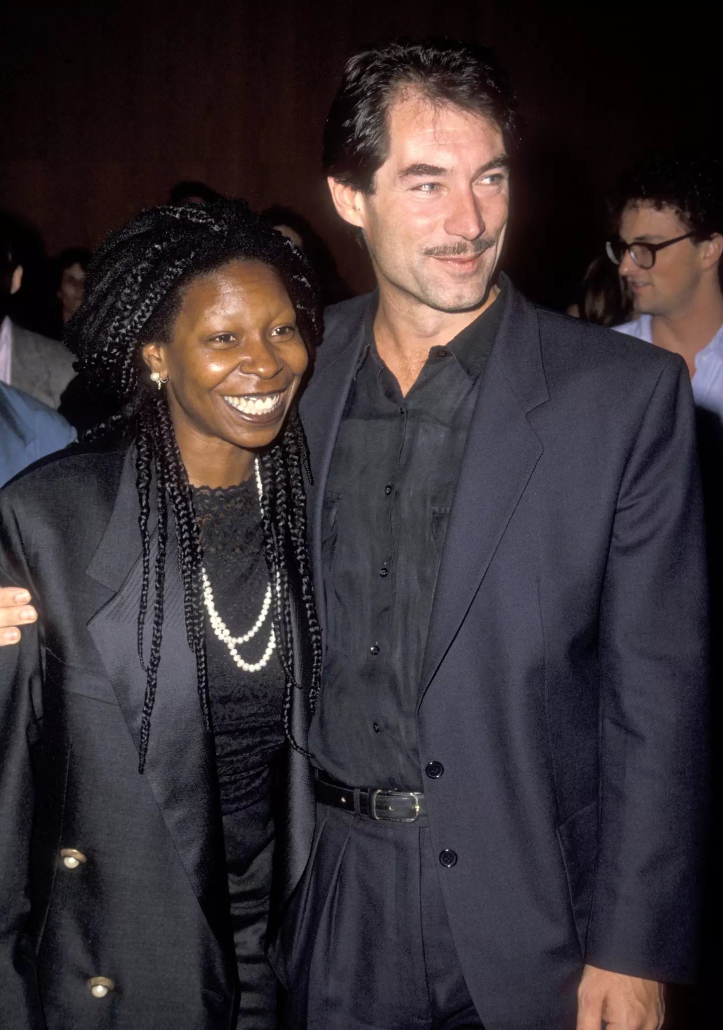 Whoopi previously dated British actor Timothy Dalton.