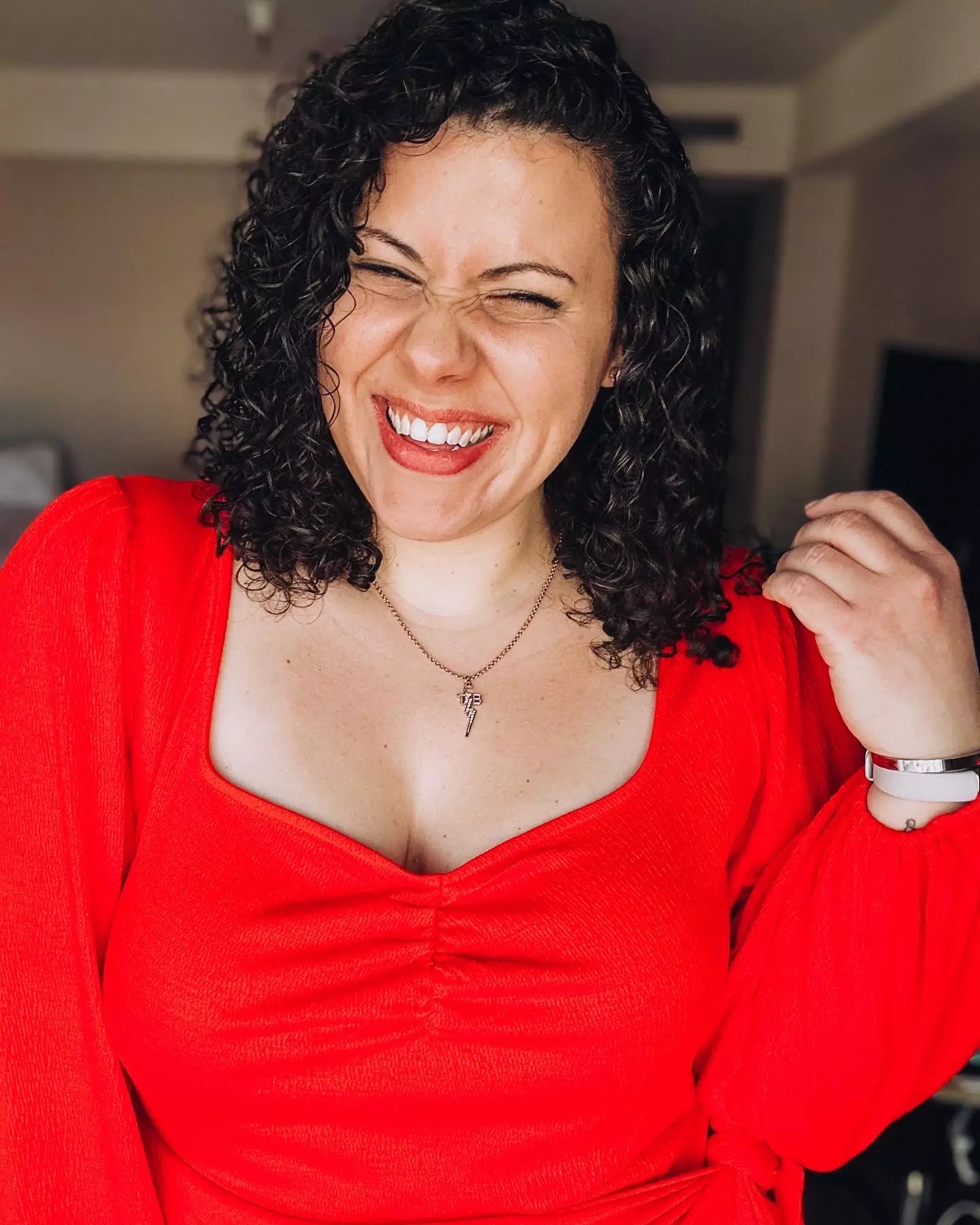 She's now been on four dates - and has even had her first kiss.