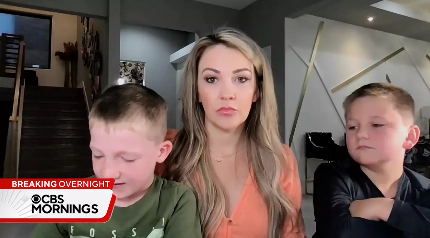 Braeden and Brock Davis were attending Camp La Junta when the flooding began (CBS Mornings)