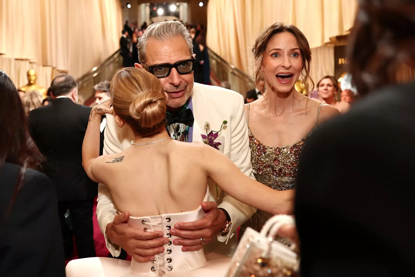 Goldblum supported his co-stars (Emma McIntyre/Getty Images)