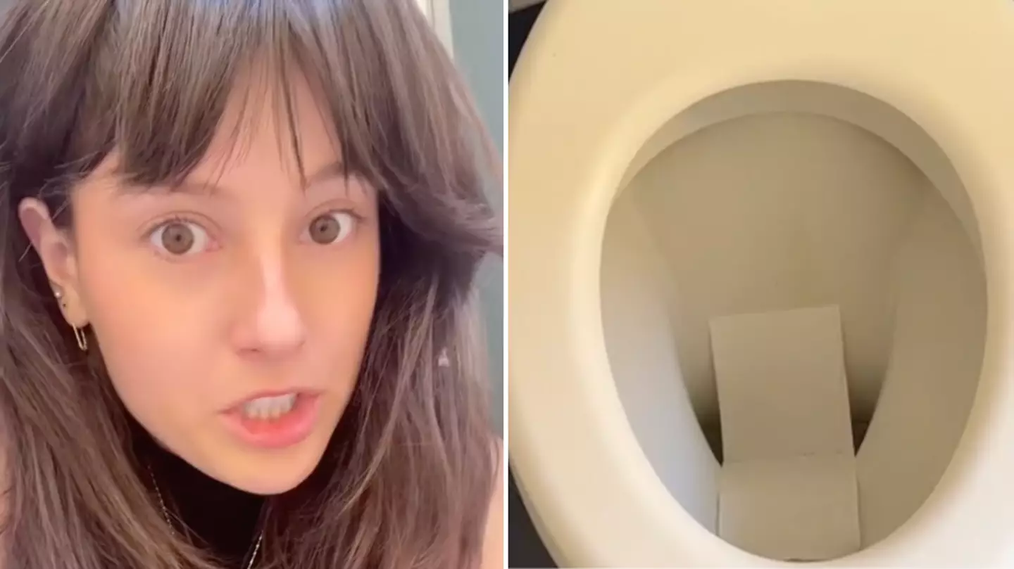 Woman gives hilarious tips on how to use toilet discretely at boyfriend's house