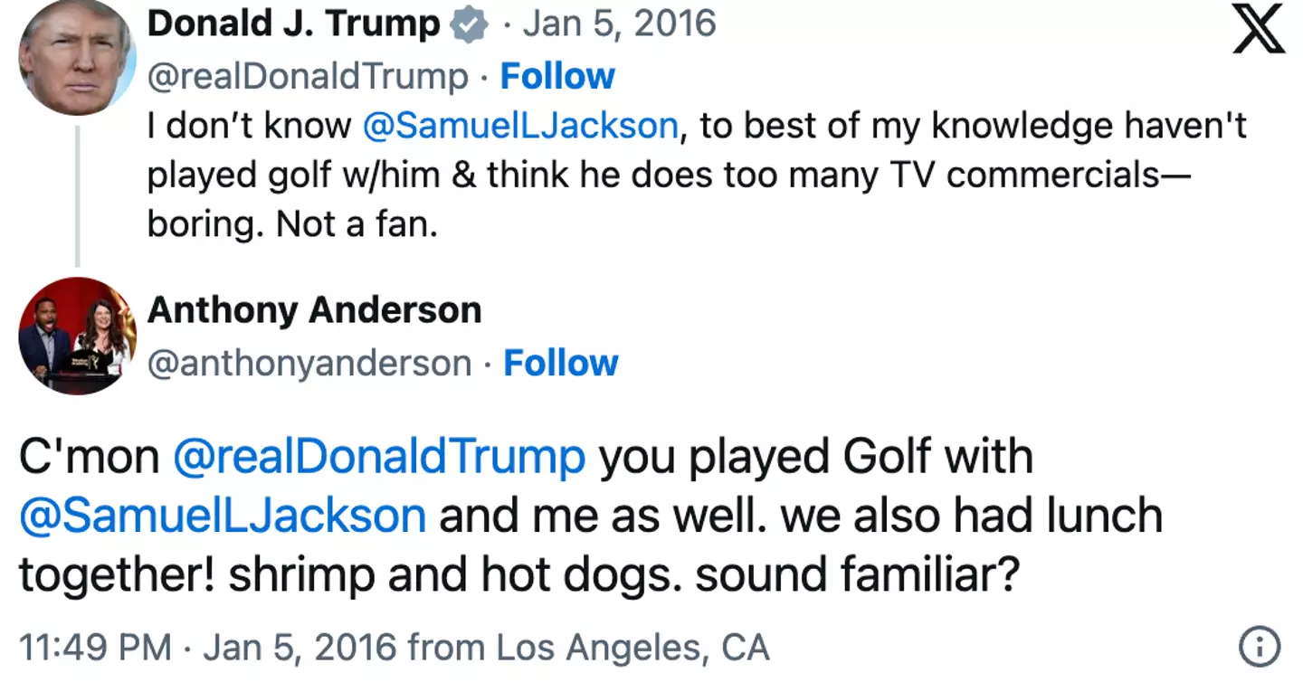 Trump wasn't happy (Twitter)