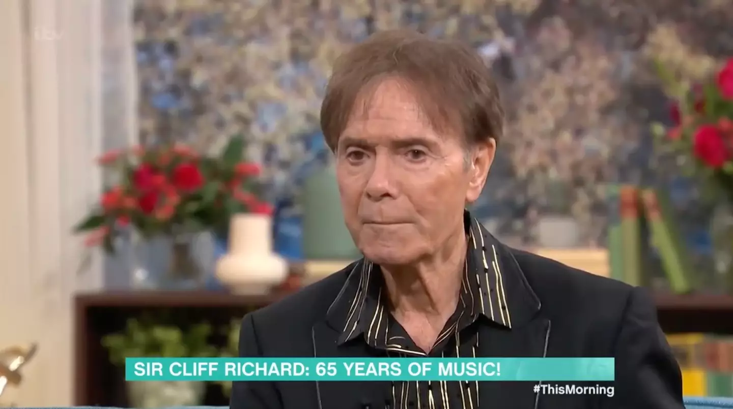 Cliff Richard made comments about Elvis' Presley weight while on This Morning.