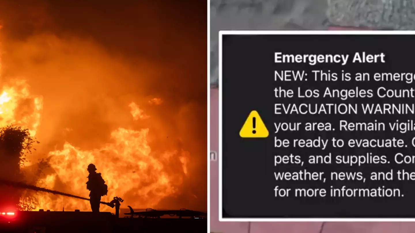 LA County residents accidentally sent evacuation alert during wildfires raising concerns