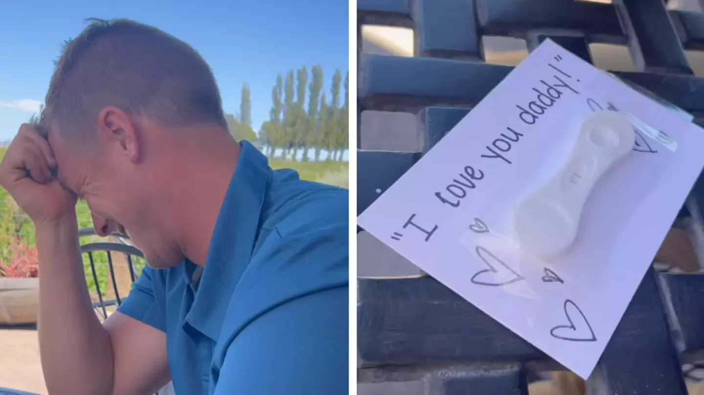 Dad has best reaction after finding out wife is expecting their seventh baby