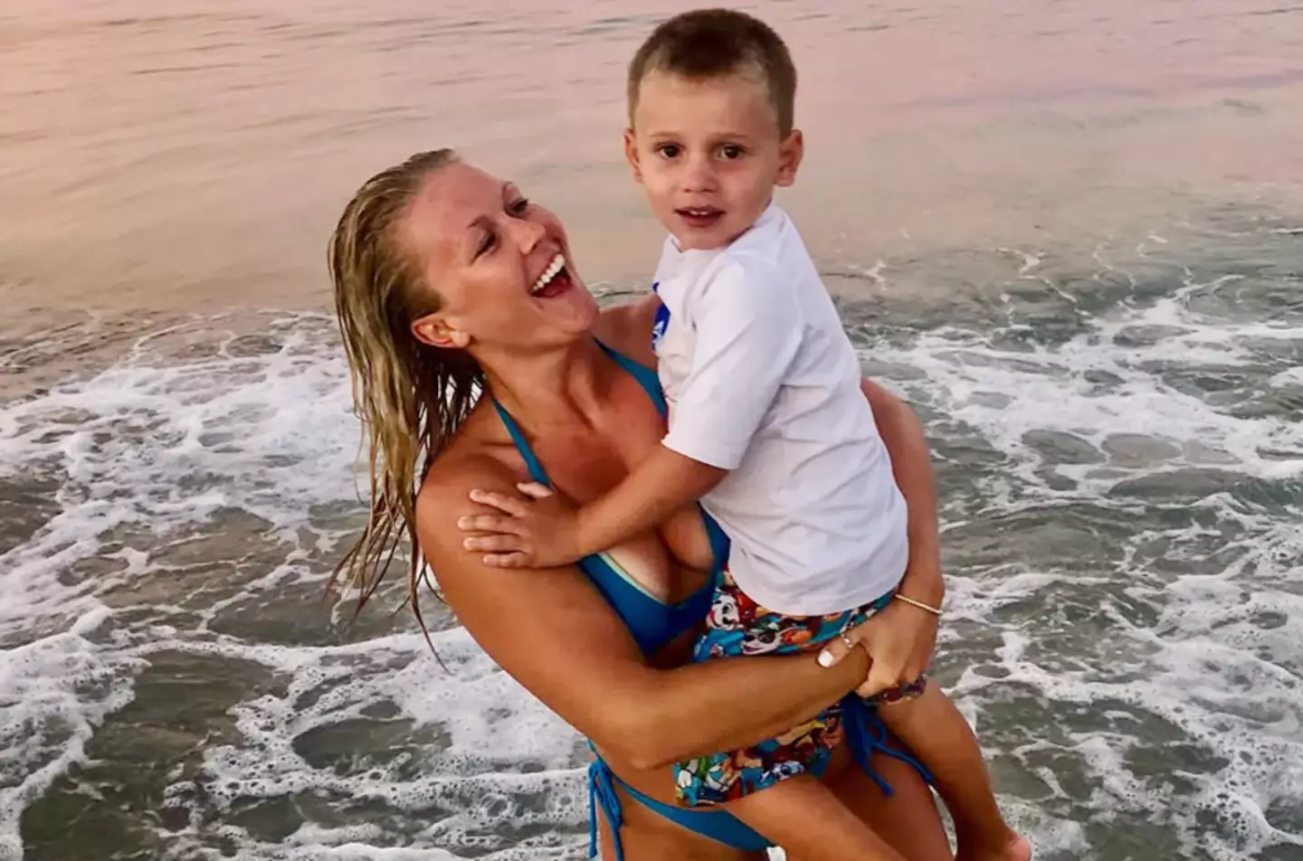 Leavitt and her nephew (Instagram/@karolineleavitt)