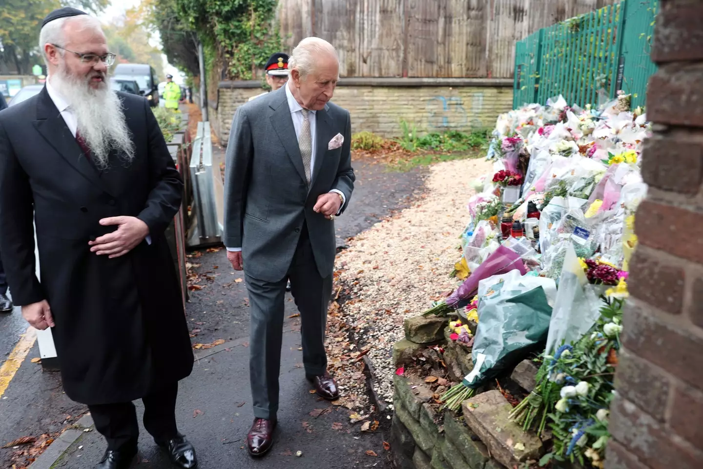 Charles visited the site of the attack in Manchester (Chris Jackson/Getty Images)