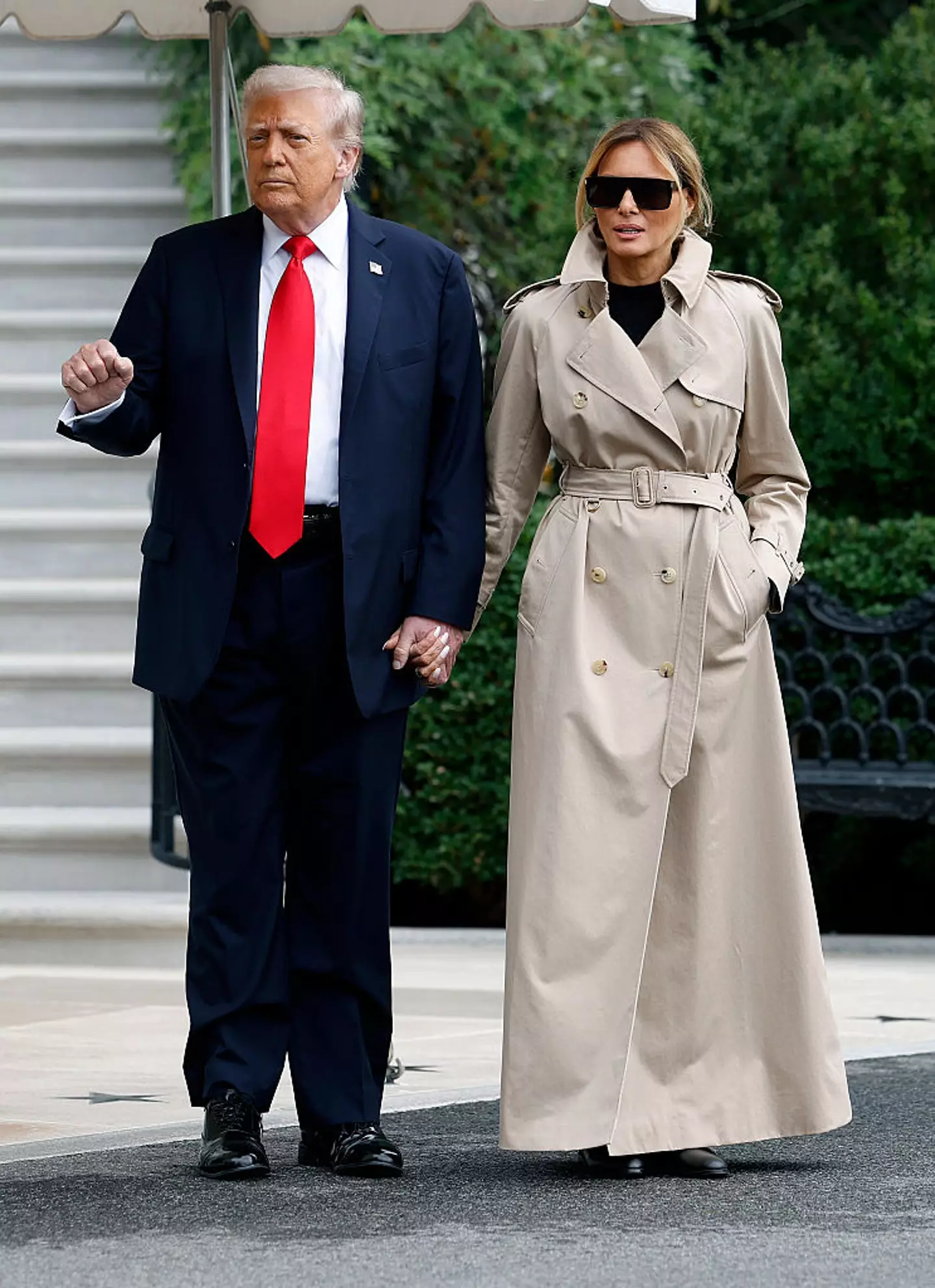 Donald and Melania Trump have arrived in the UK for their state visit (Kevin Dietsch/Getty Images)