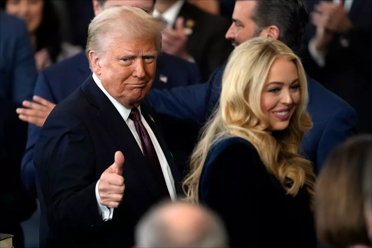 Trump and his daughter Tiffany were mentioned (Julia Demaree Nikhinson - Pool/Getty Images)