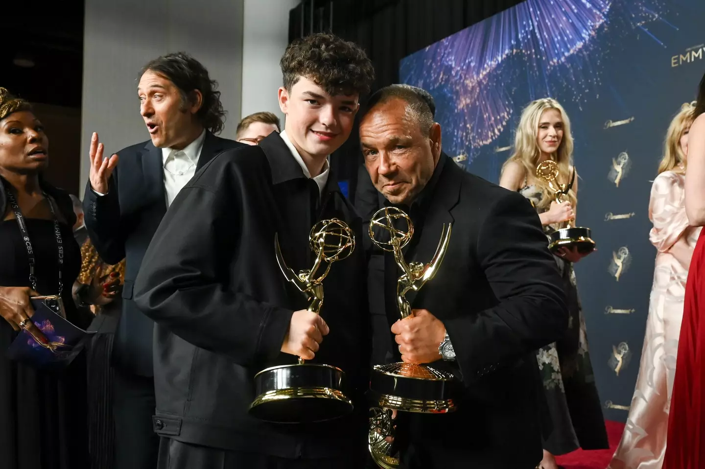 Adolescence's Owen Cooper took home the award for outstanding supporting actor (Sonja Flemming/CBS via Getty Images)