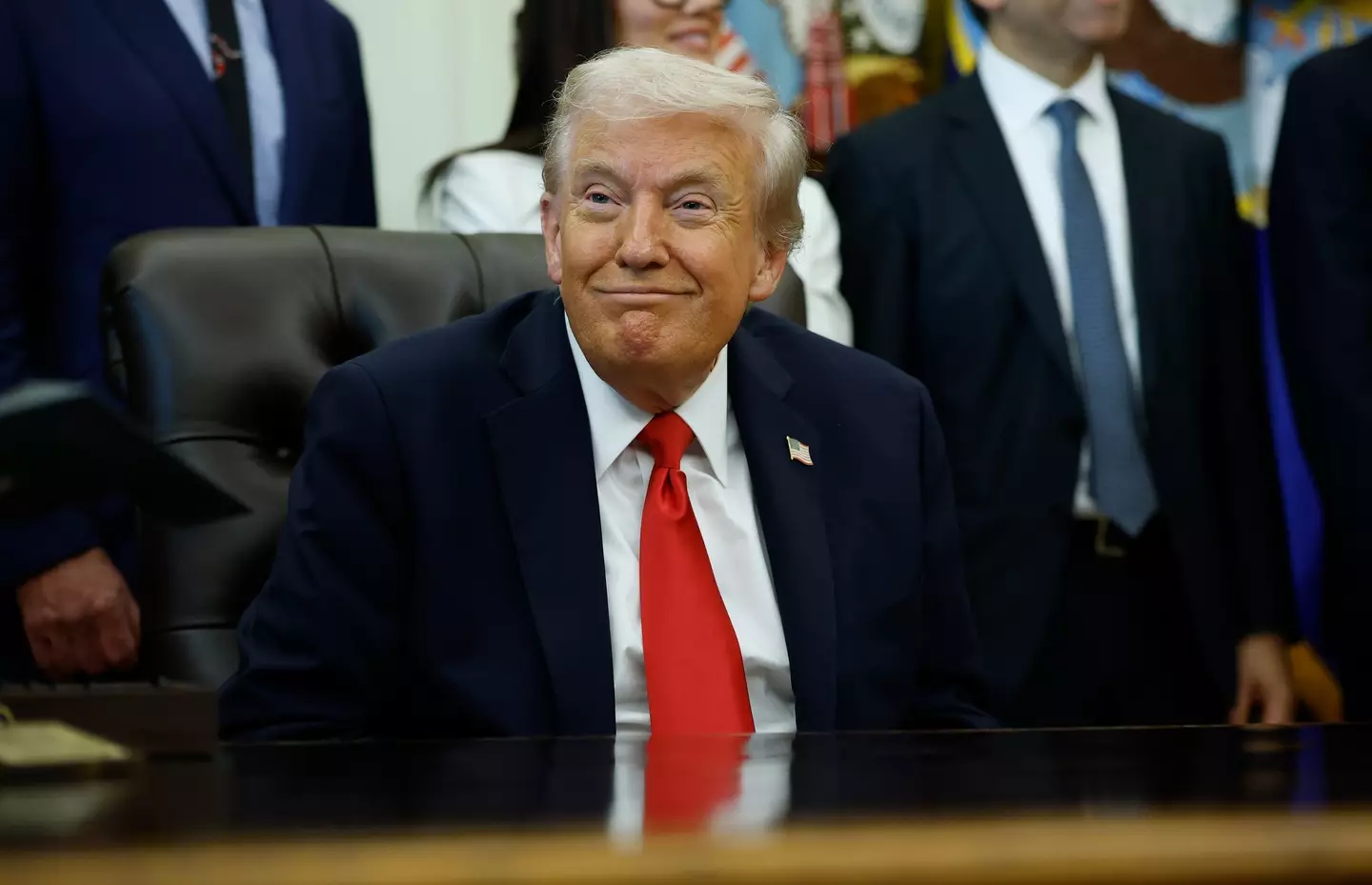 Donald Trump has previously spoken about a possible third term as US president (Kevin Dietsch/Getty Images)