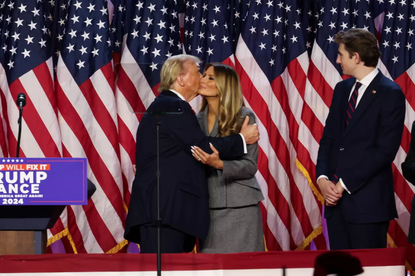 A body language expert claimed there was absolute zero 'passion' between the pair (/Brendan Gutenschwager/Anadolu via Getty Images)