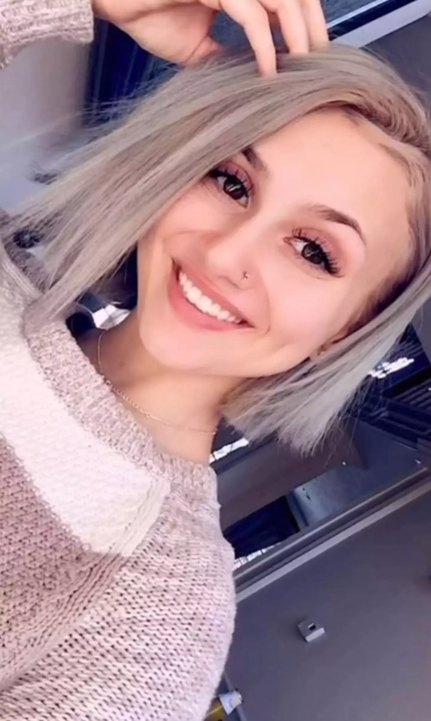 Kierstyn Milligan before her extreme body modifications.