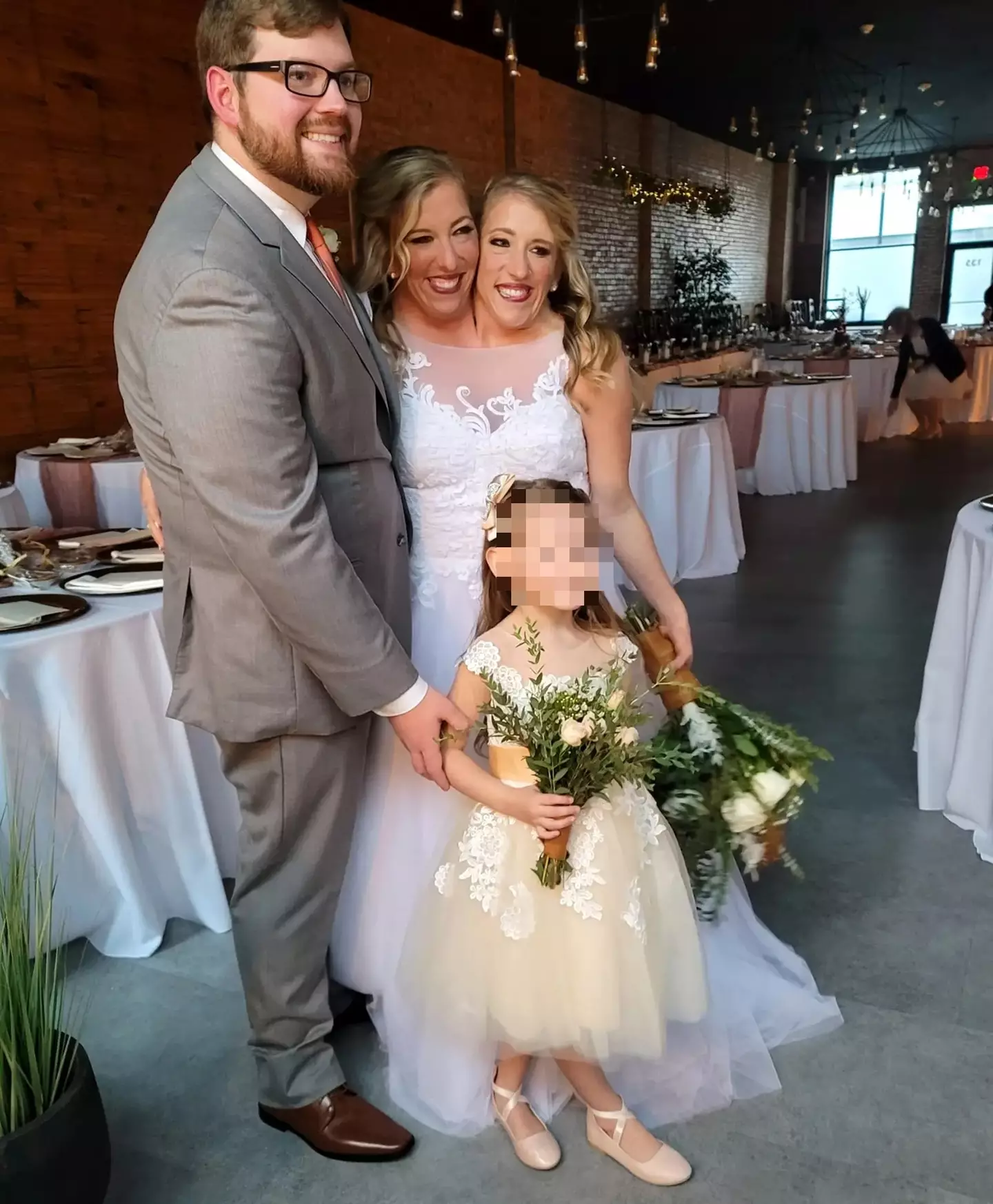 New pictures from Abby Hensel and Josh Bowling's marriage have emerged. (TikTok/@abbyandbrittanyhensel)