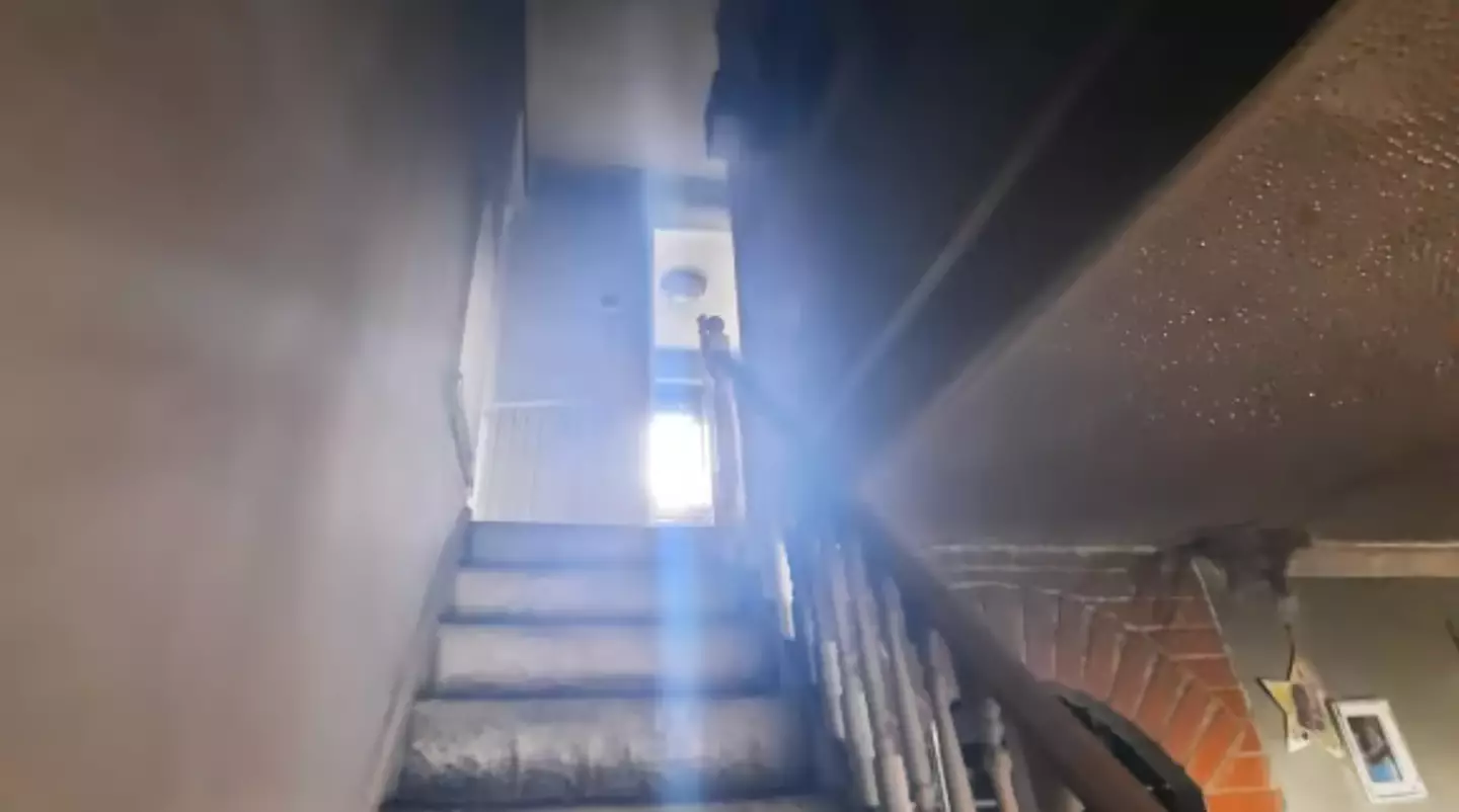 Smoke now stains the house throughout.