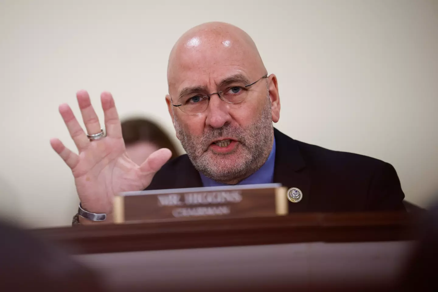 Clay Higgins was the only person to vote against releasing the Epstein files (Kevin Dietsch/Getty Images)