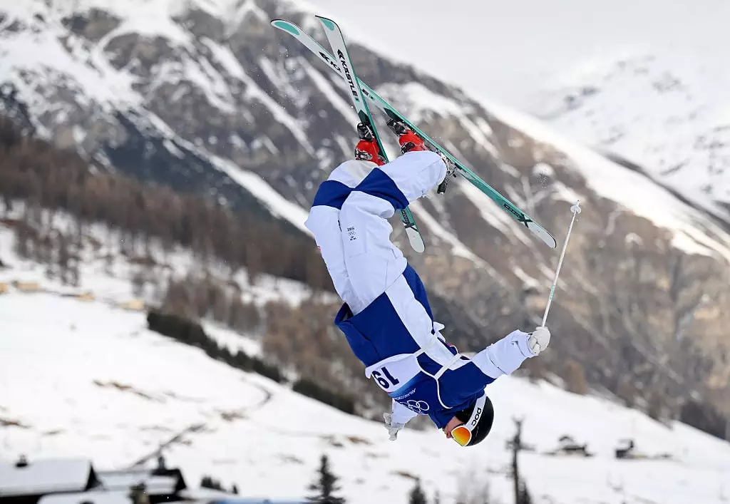 The Team Sweden Olympian competed in the Women's Moguls Qualification (Hannah Peters / Staff / Getty Images)