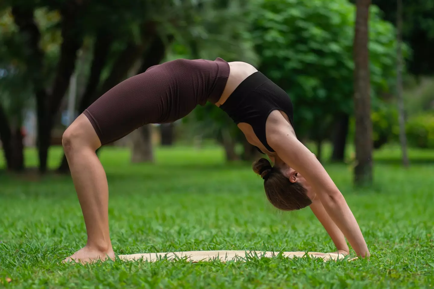 The first pose is the wheel pose (Getty Stock Image)