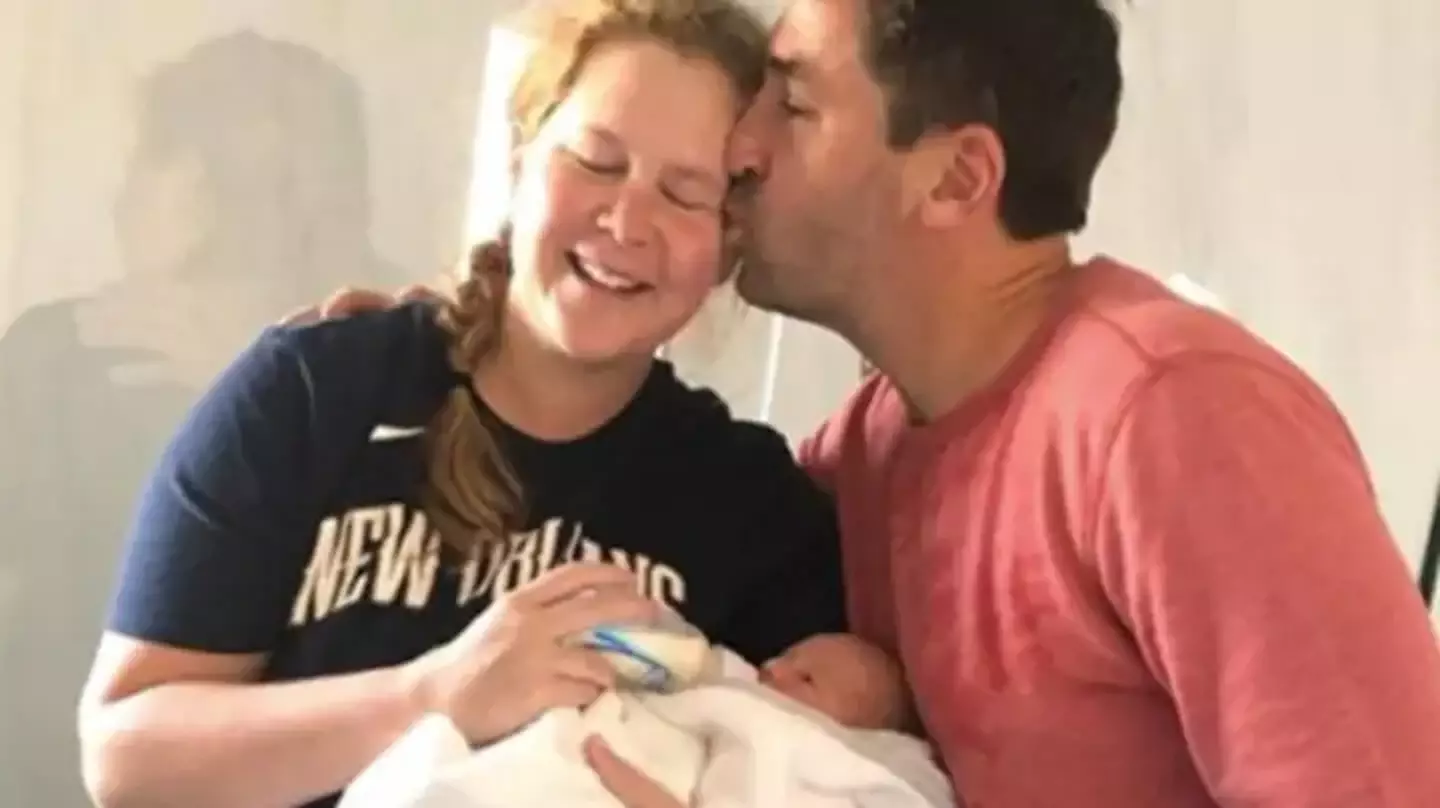 Amy Schumer shares son Gene with husband Chris (